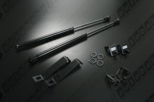 SUBARU IMPREZA 95-00 BOLT-ON HOOD DAMPERS BLACK