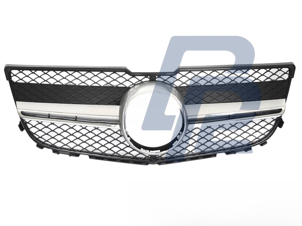 Grille Sport Silver Chrome for Mercedes GLK X204 2013–2015 - 3