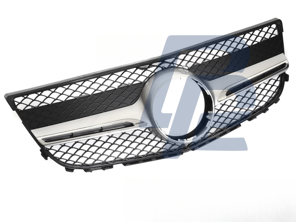 Grille Sport Silver Chrome for Mercedes GLK X204 2013–2015 - 2