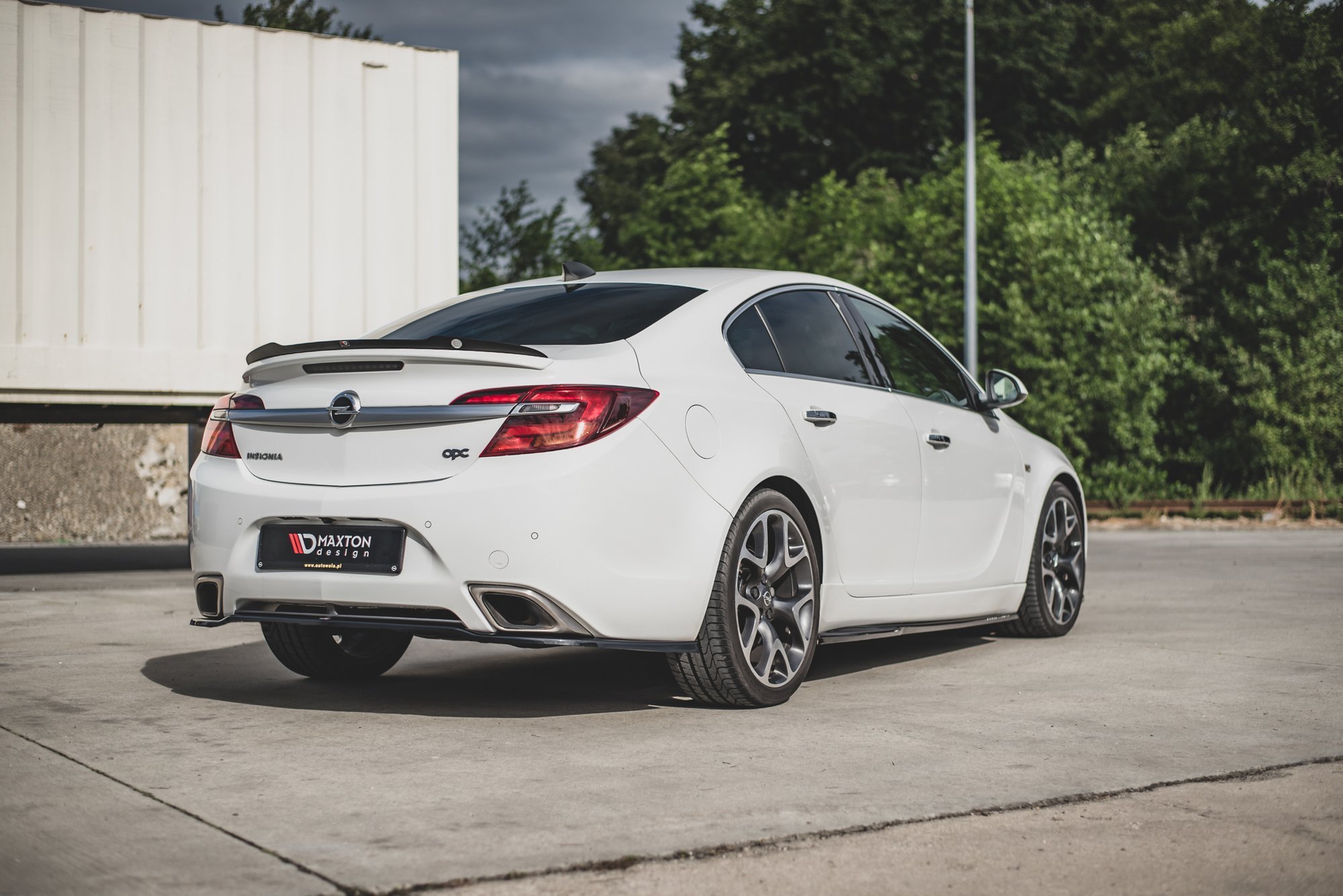 Central Rear Splitter Opel/vauxhall Insignia MK1 Vxr/opc Facelift (2013-2017) - 4
