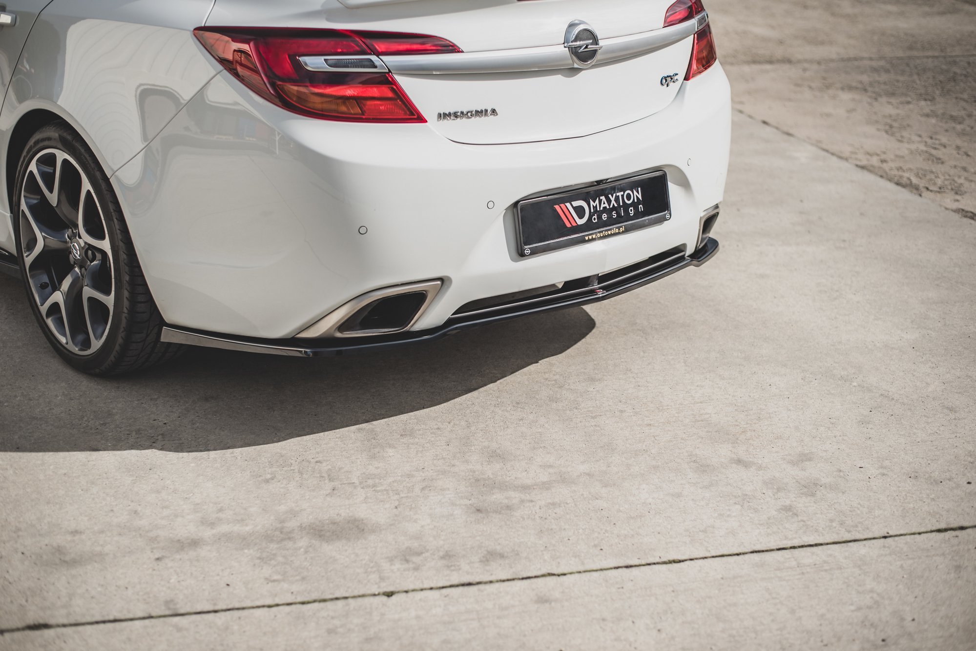 Central Rear Splitter Opel/vauxhall Insignia MK1 Vxr/opc Facelift (2013-2017) - 5