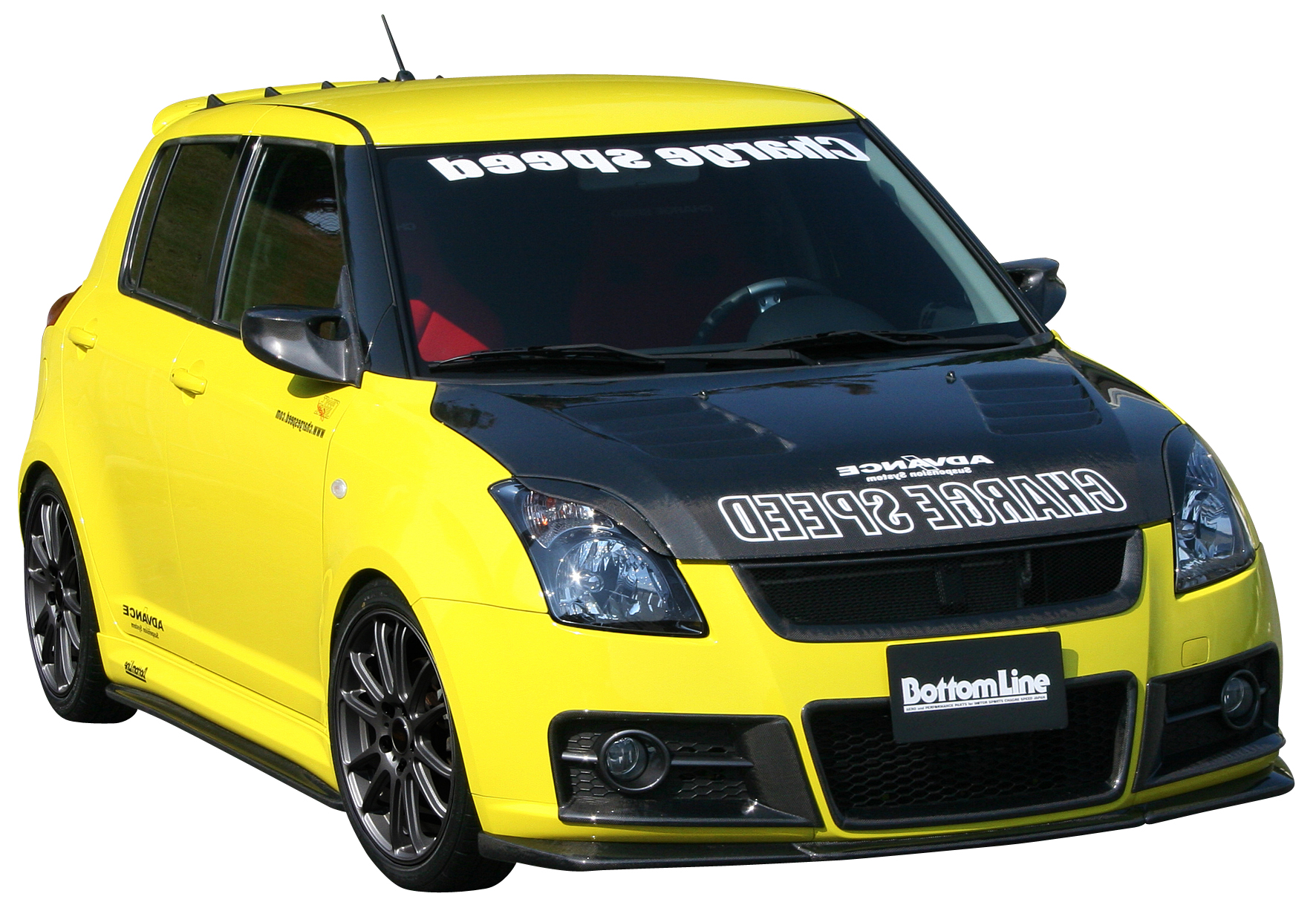 SUZUKI SWIFT II SPORT 05+ CHARGESPEED  FRÄMRE STÖTFÅNGARE LÄPP