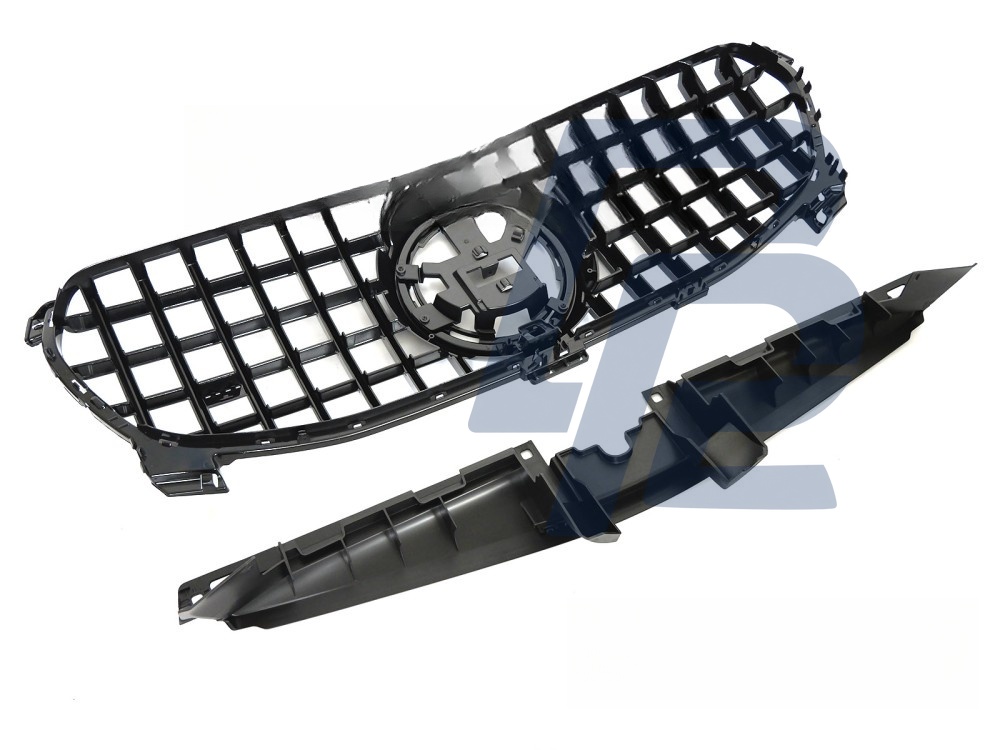 Grille Sport Black/Chrome for Mercedes GLE V167 2019–2023 - 2