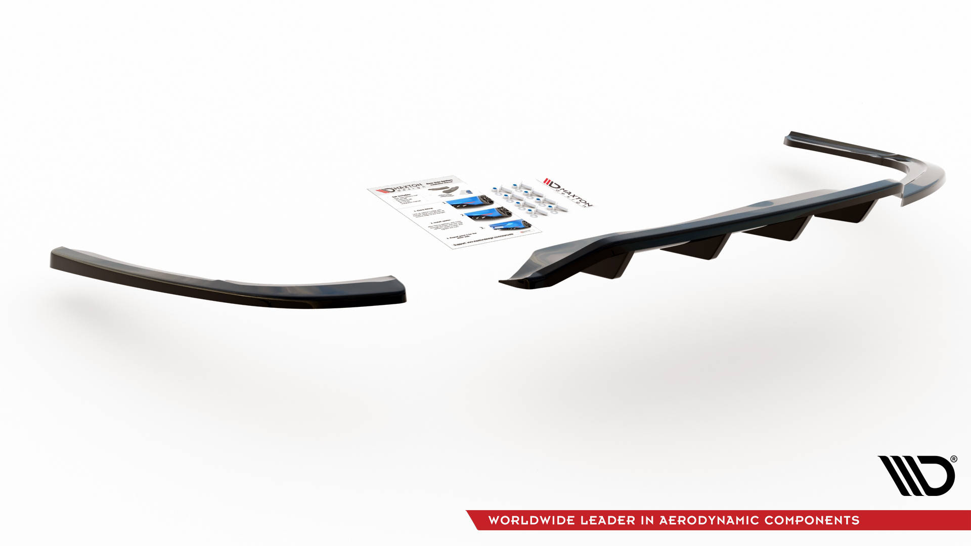 Central Rear Splitter (Vertical Bars) Opel / Vauxhall Insignia Mk2 - 5