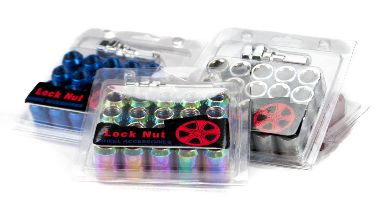 SIX PERFORMANCE STEEL LUG NUTS 32MM 12X1.50 NEOCHROME V4 20X - 4