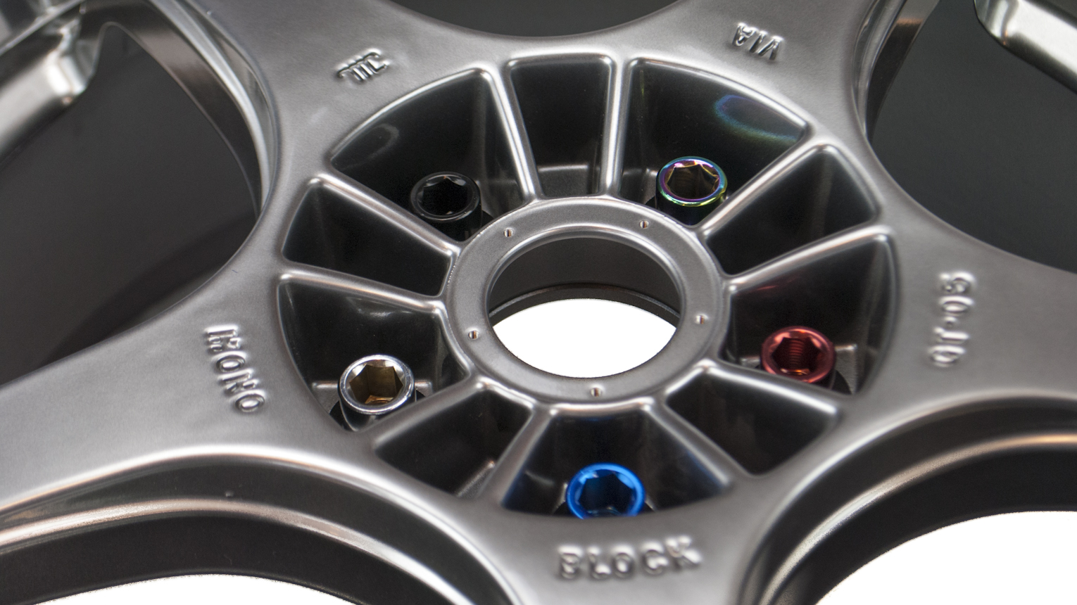 SIX PERFORMANCE STEEL LUG NUTS 32MM 12X1.50 NEOCHROME V4 20X - 5