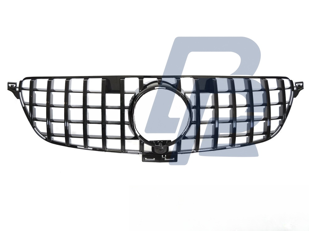 Grille Sport Gloss Black for Mercedes GLE W166 2015–2019 - 2