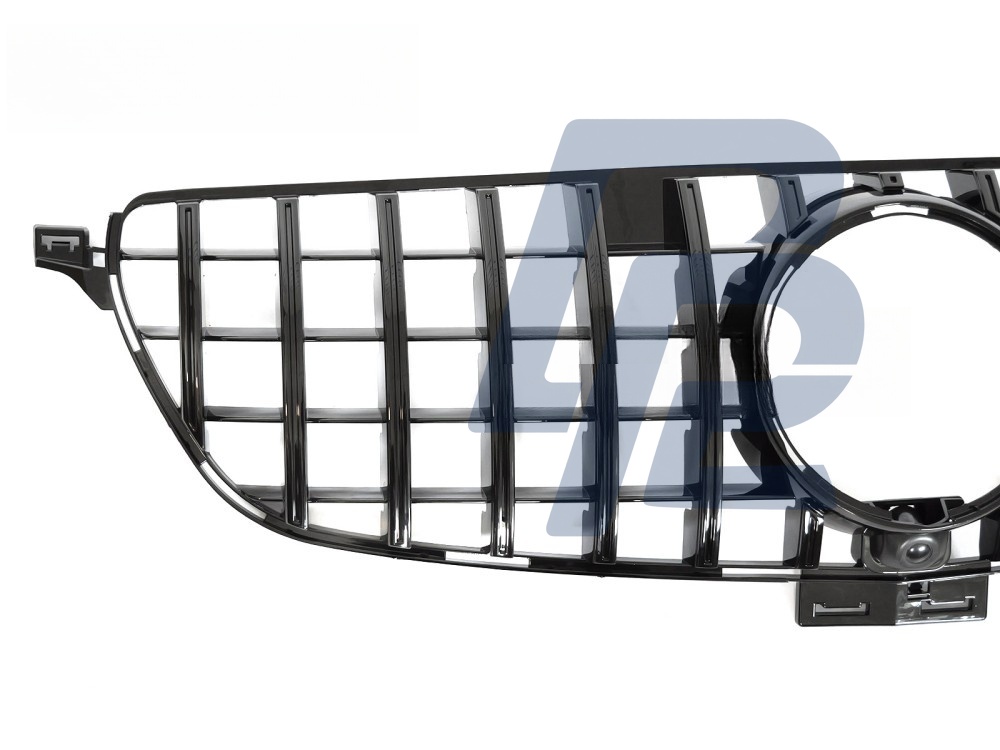 Grille Sport Gloss Black for Mercedes GLE W166 2015–2019 - 3