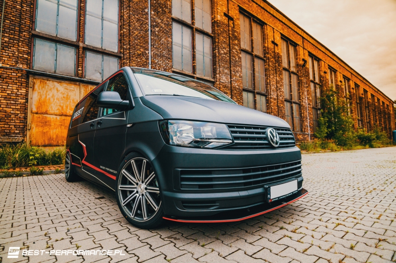 VOLKSWAGEN T6 FRONT SPLITTER V.1 - 4