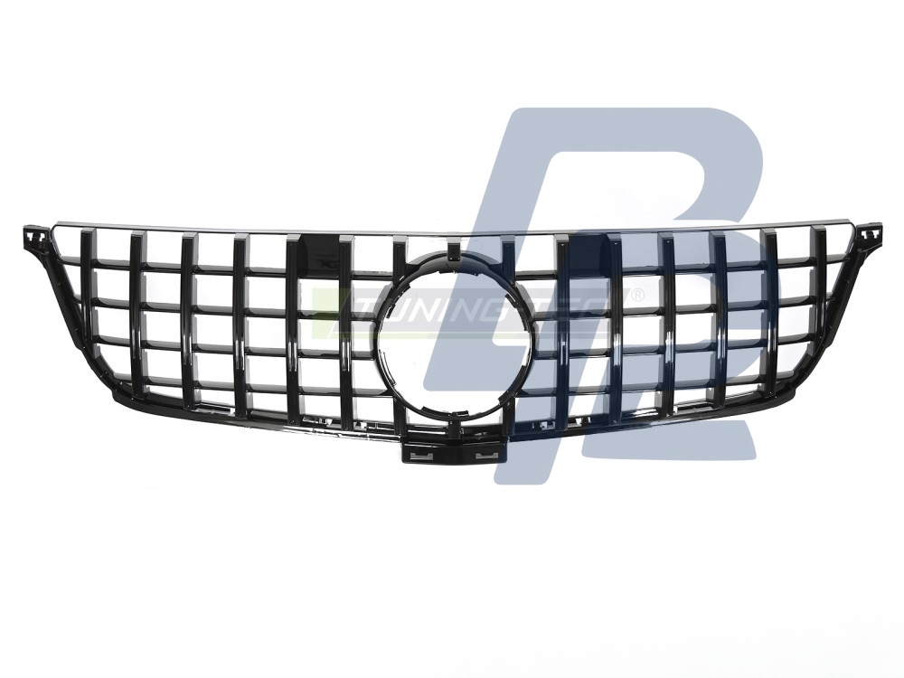 Grille Sport Gloss Black for Mercedes M-Class W166 2011–2015 - 4