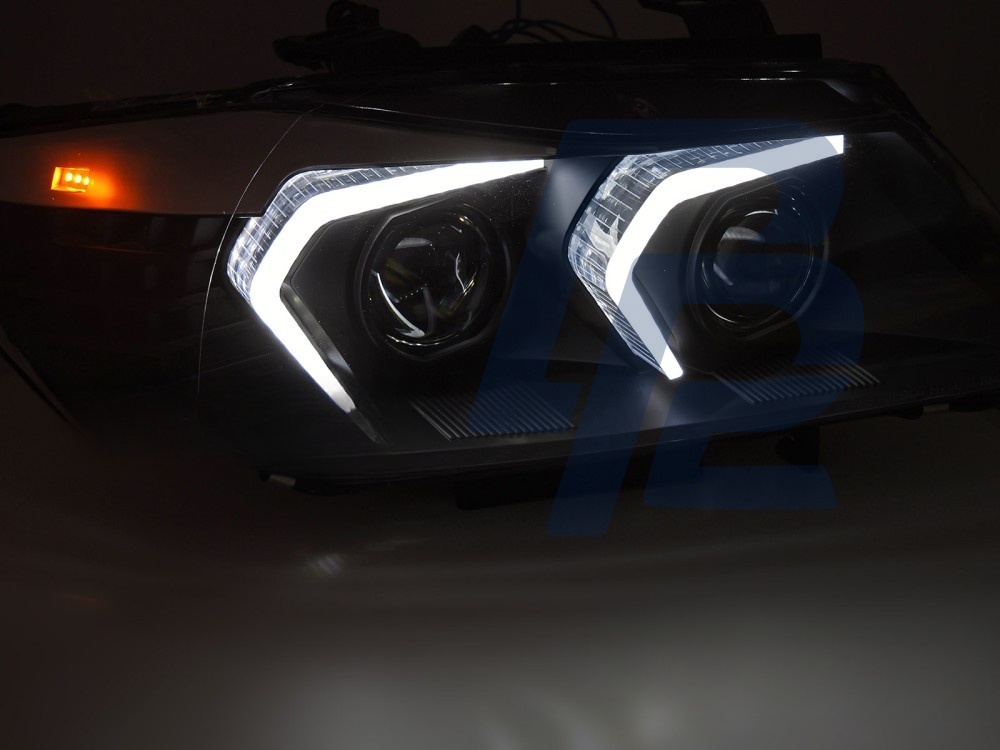Xenon AFS Headlights LED Black for BMW E90 / E91 LCI 2009–2011 - 2