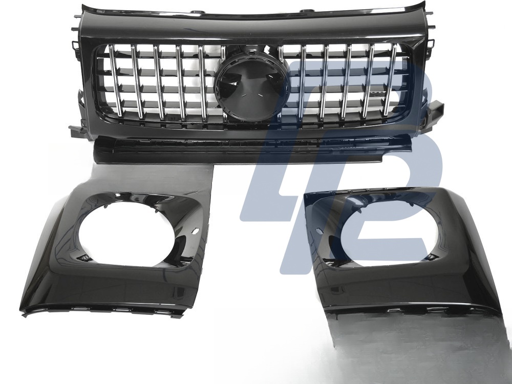 Grille Sport Black/Chrome for Mercedes G-Class W464 2018–2024 - 2