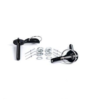 GP-RACE UNIVERSAL HOODPINS / HOODLOCKS ALUMINUM BLACK