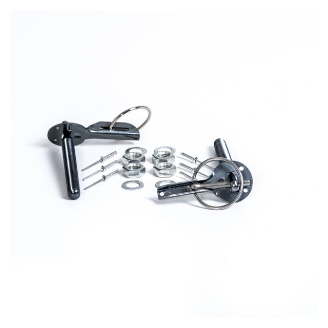 GP-RACE UNIVERSAL HOODPINS / HOODLOCKS ALUMINUM TITANIUM