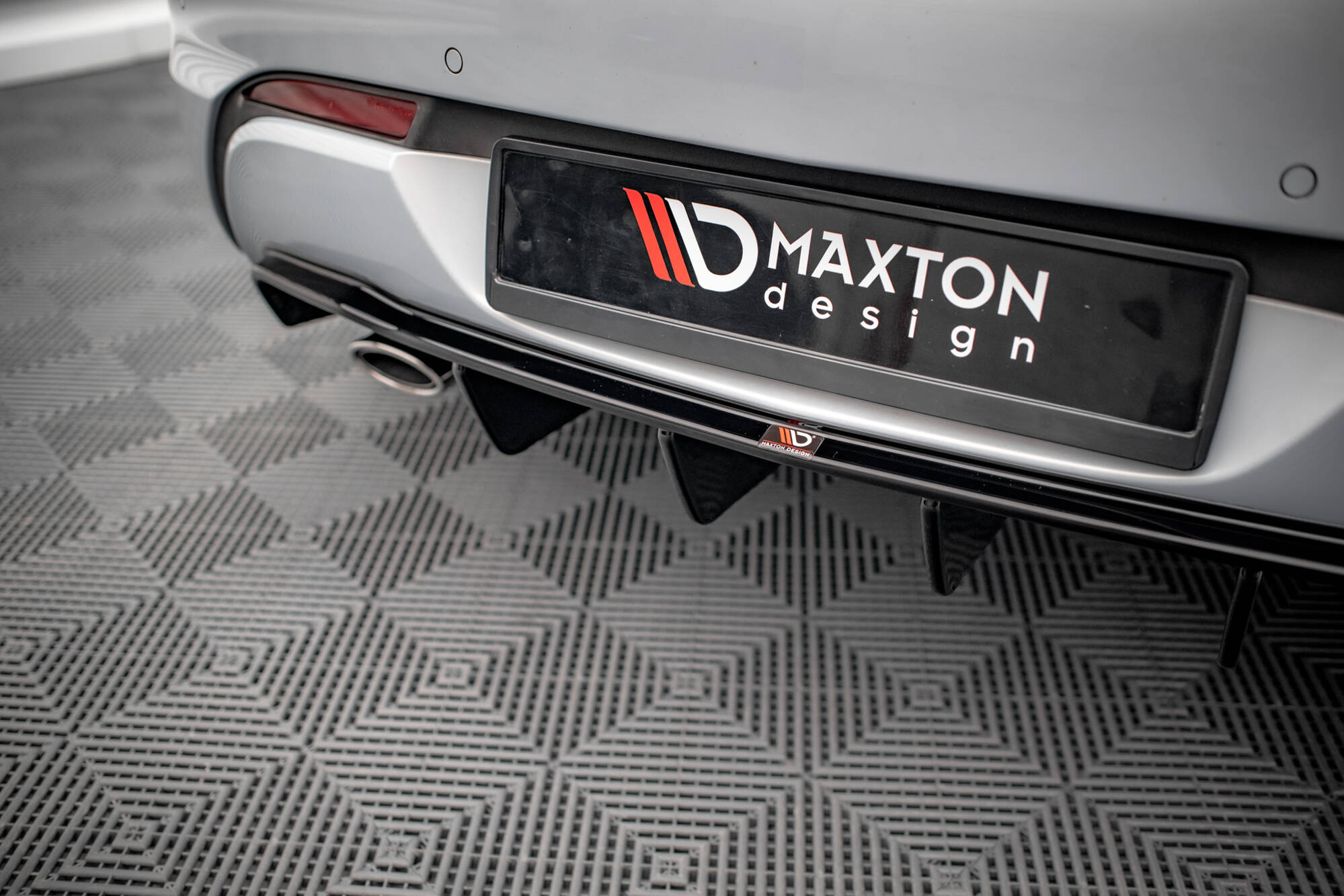 Rear Valance Opel Astra GTC OPC-Line J (Version with single exhaust on one side) - 6