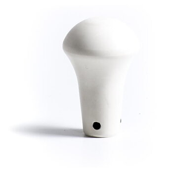 GP-RACE UNIVERSAL WHITE TEFLON GEAR KNOB INCL ADAPTERS