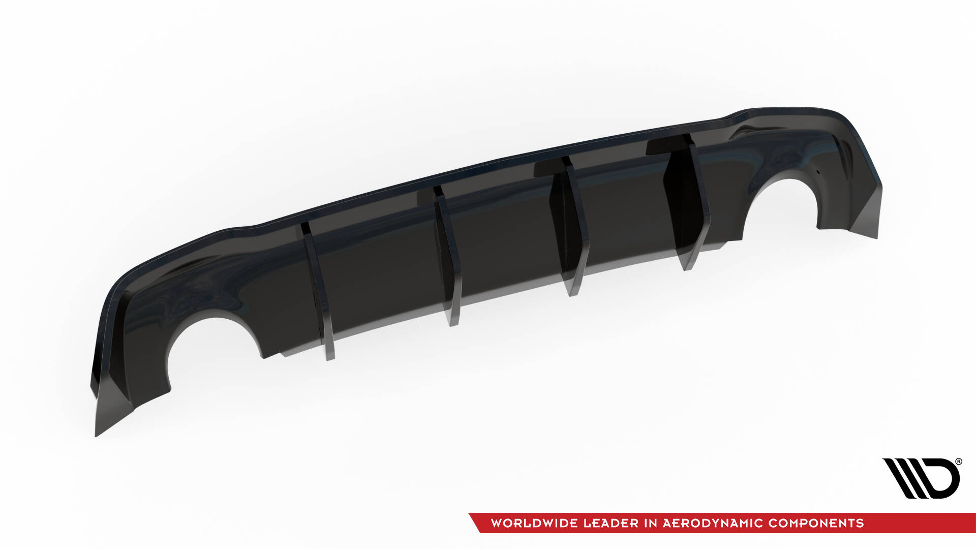 Rear Valance Opel Astra GTC OPC-Line J (Version with single exhausts on both sides) - 6