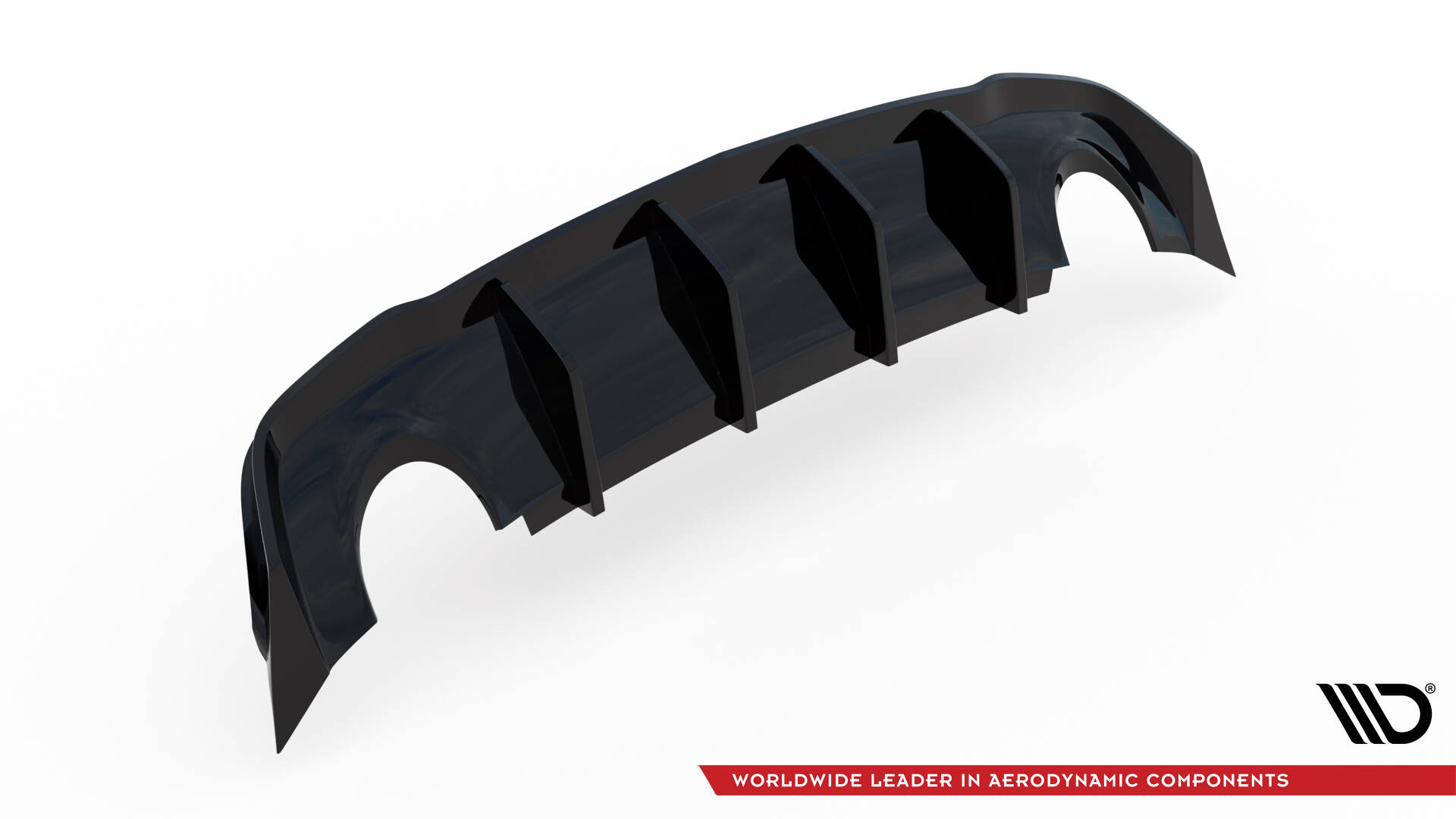 Rear Valance Opel Astra GTC OPC-Line J (Version with single exhausts on both sides) - 7
