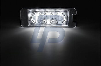 LICENSE LED LIGHTS VW GOLF IV VW GOLF V /VW GOLF VI/VW GOLF VII/VW PASSAT B6 /VW PASSAT CC/VW NEW BEATLE/VW EOS/ VW PHAETON/ VW LUPO/VW POLO/ VW SCIROCCO 3XLED VW LUPO  1999-2006 VW POLO  2001-2009- VW SCIROCCO 2009-