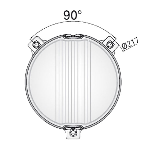 RRS RALLY ANTI-FOG/TURN LIGHT 200MM - 3