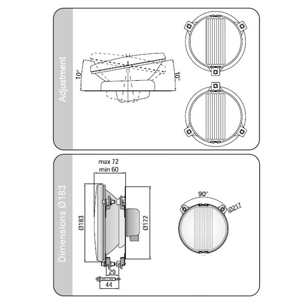 RRS RALLY LIGHT - 200MM - 5