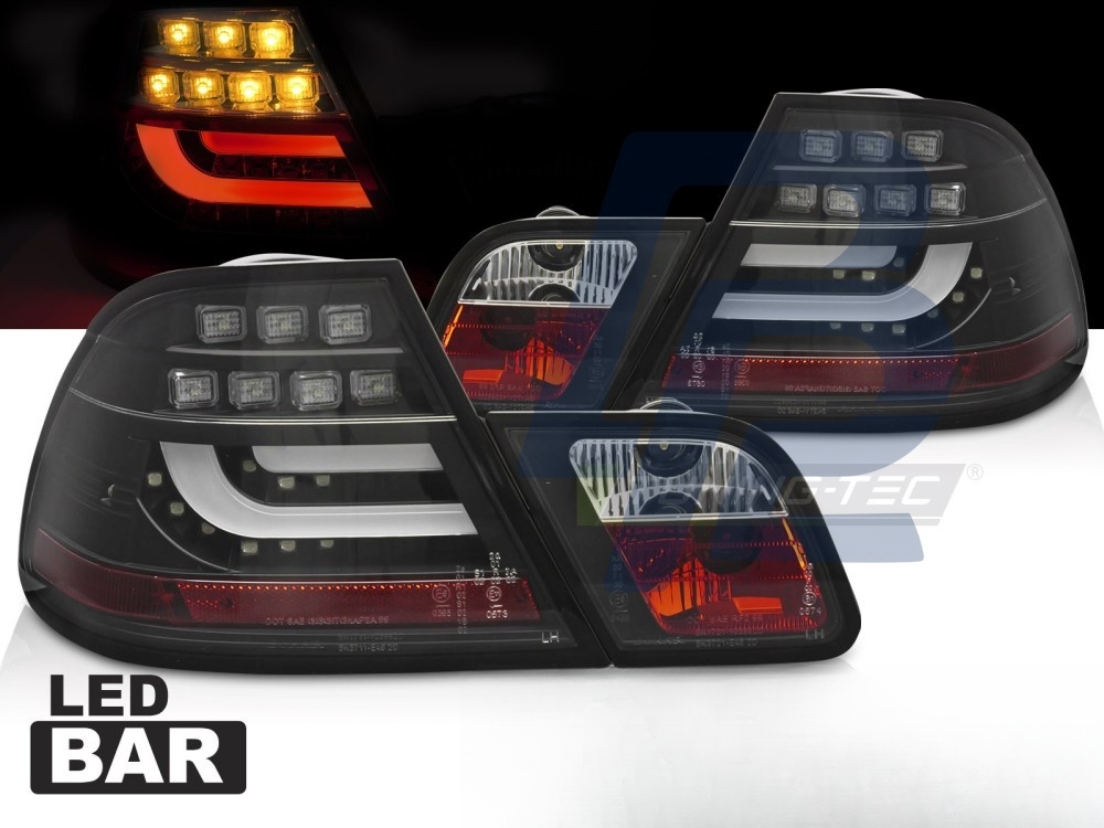 LED Tail Lights Black for BMW E46 2003–2006 Coupe - 2