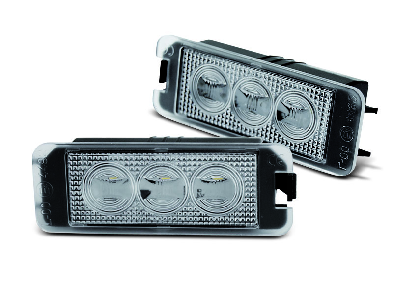 LICENSE LED LIGHTS VW GOLF IV VW GOLF V /VW GOLF VI/VW GOLF VII/VW PASSAT B6 /VW PASSAT CC/VW NEW BEATLE/VW EOS/ VW PHAETON/ VW LUPO/VW POLO/ VW SCIROCCO 3XLED VW LUPO  1999-2006 VW POLO  2001-2009- VW SCIROCCO 2009-