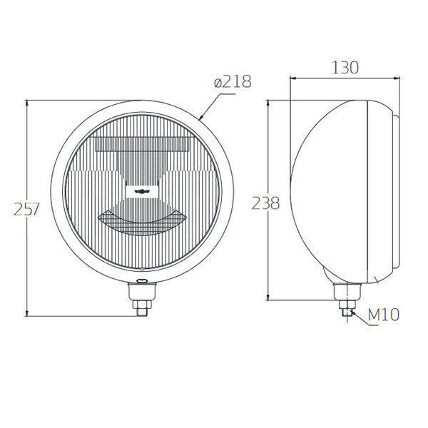 RRS 218MM CHROMATED LIGHT - 2