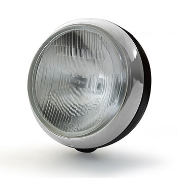 CHROME-PLATED LONG-RANGE HEADLIGHT H3 DIAM 181MM