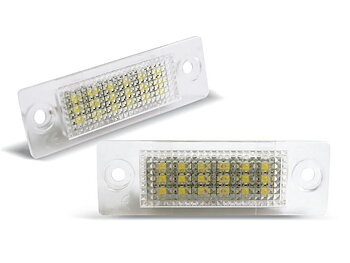 LICENSE LED LIGHTS VW TOURAN/JETTA/CADDY/PASSAT/TRANSPORTER/SKODA SUPERB CANBUS LED