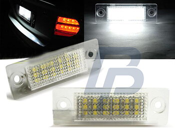 LICENSE LED LIGHTS VW TOURAN/JETTA/CADDY/PASSAT/TRANSPORTER/SKODA SUPERB CANBUS LED