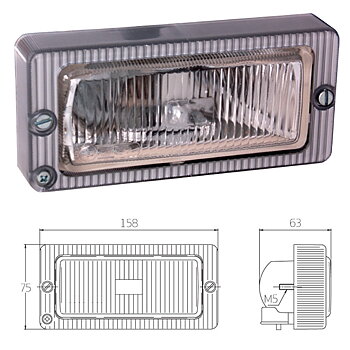 ANTI-FOG LIGHT 309 GTI 158X75MM