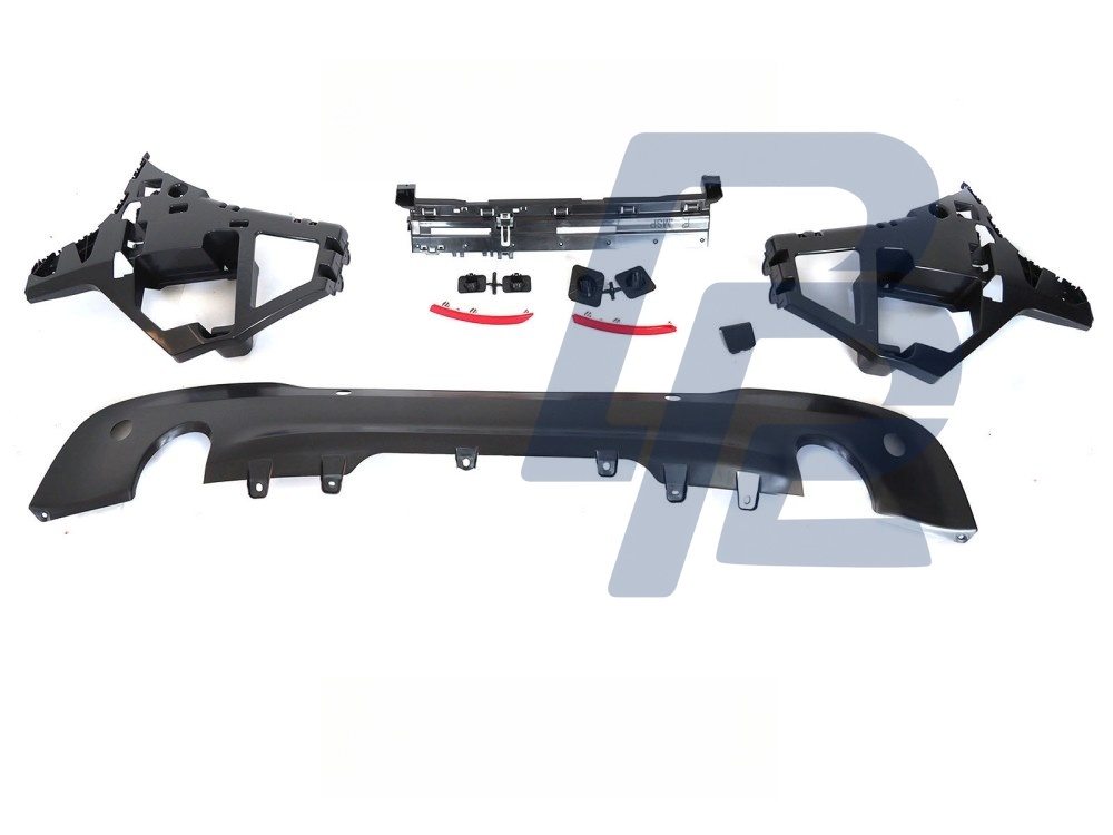 Sport Rear Bumper Look PDC -O--O- for BMW F45 2014–2018 - 3