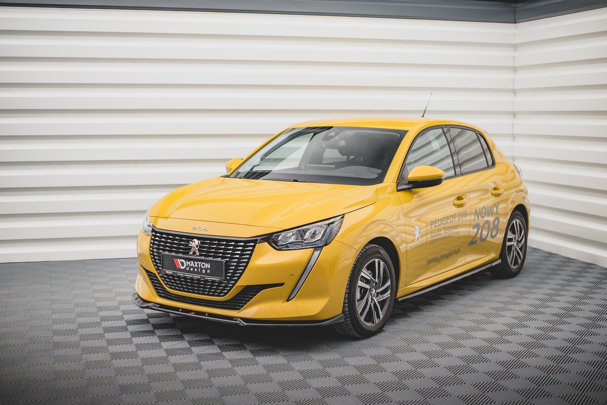 Front Splitter V2 Peugeot 208 MK2 (2019-) - 2
