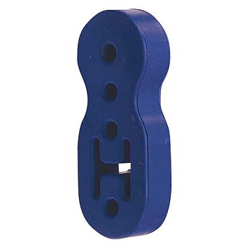 UNIVERSAL EXHAUST RUBBER BLUE 4X1.2MM P/STUK