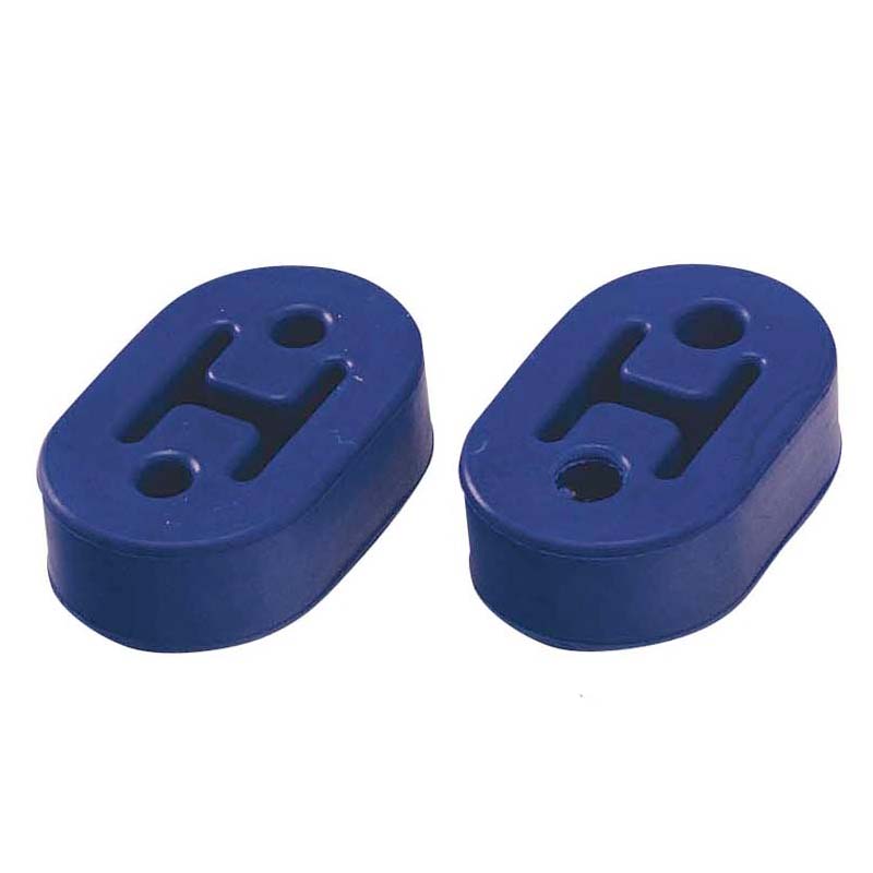 UNIVERSAL EXHAUST RUBBER BLUE 2X1.2MM SET A 2