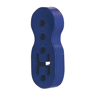 UNIVERSAL EXHAUST RUBBER BLUE MULTISIZE 4X0.9MM