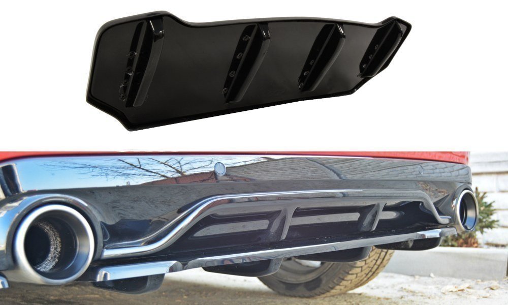 Central Rear Splitter (Vertical Bars) Peugeot 308 II GTI