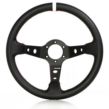 GP-RACE STEERING WHEEL CONDOR CARBONLOOK 350MM / 95MM