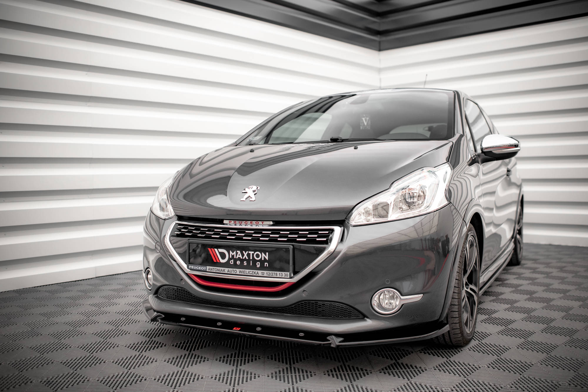 Front Splitter V.2 Peugeot 208 GTI MK1 - 4
