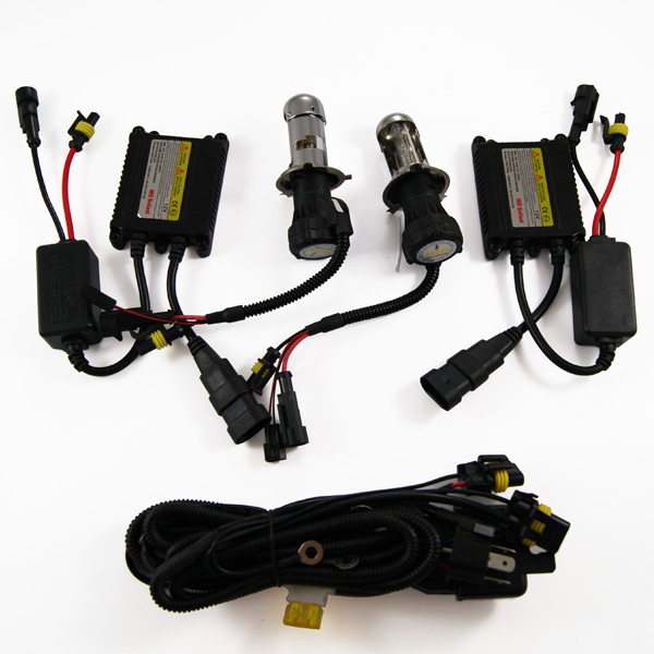 H4 55W HID BI-XENON 6000K HEADLIGHT KIT - 3