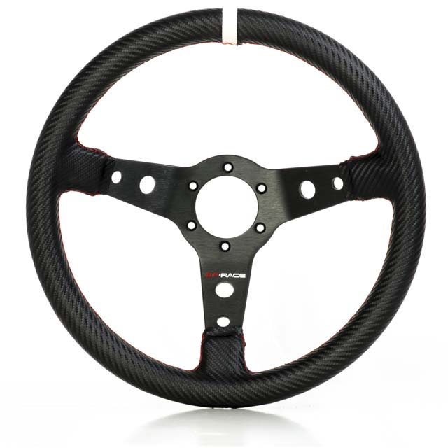 GP-RACE STEERING WHEEL S2000 CARBONLOOK 350MM / 65MM