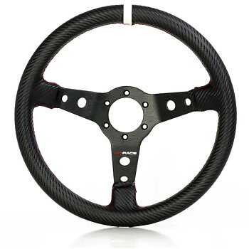 GP-RACE STEERING WHEEL S2000 CARBONLOOK 350MM / 65MM