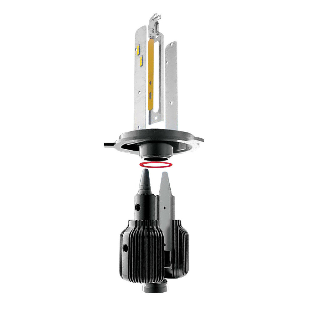 CONVERSION KIT 2X 20W 6500K LED BULBS FOR H4 - 3