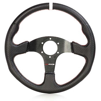 GP-RACE STEERING WHEEL S2000 CARBONLOOK 350MM / FLAT
