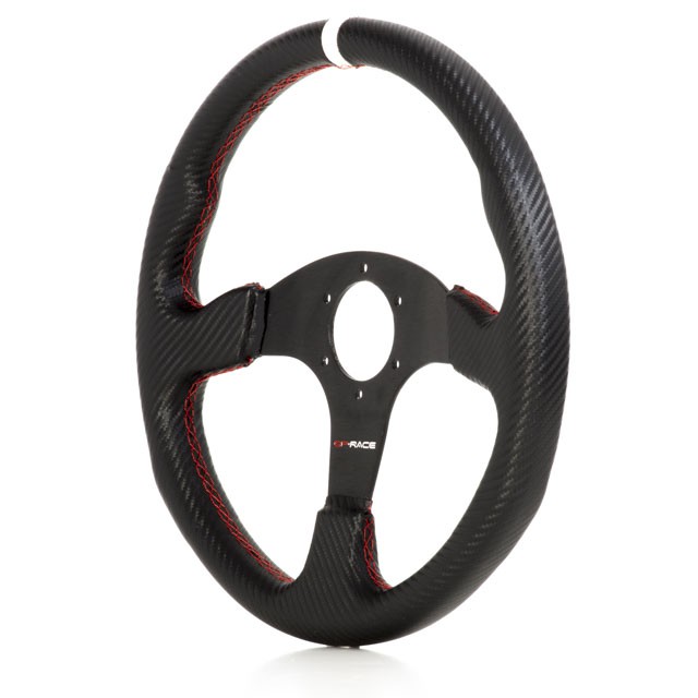 GP-RACE STEERING WHEEL S2000 CARBONLOOK 350MM / FLAT - 3