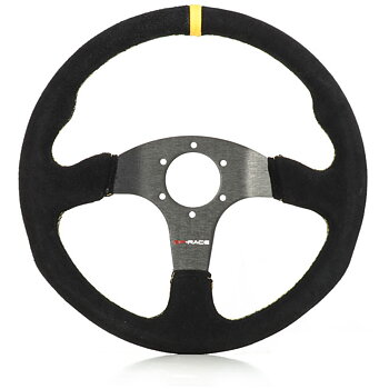 GP-RACE STEERING WHEEL S2000 SUEDE 350MM / FLAT