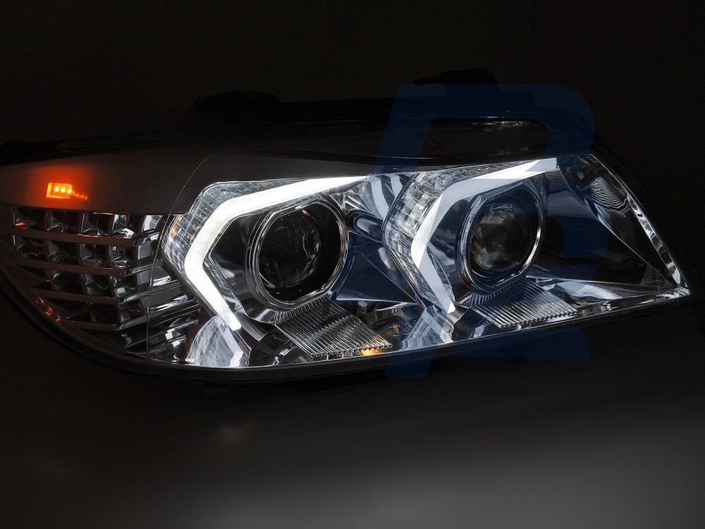 Xenon AFS Headlights LED Chrome for BMW E90 / E91 LCI 2009–2011 - 5