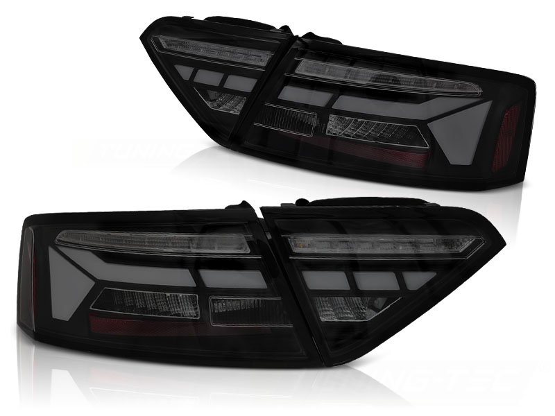 LED-BAKLYKTOR SVART TONAD SEQ TILL AUDI A5 2011-2016 OEM BULB