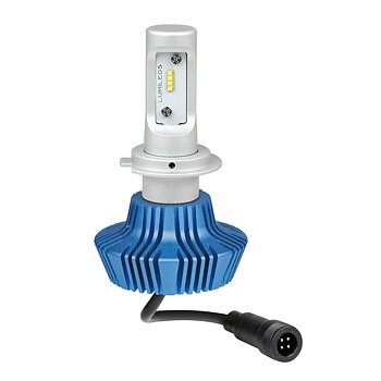 LED BULB AND RELAY KIT FOR H7, 25W 6500K